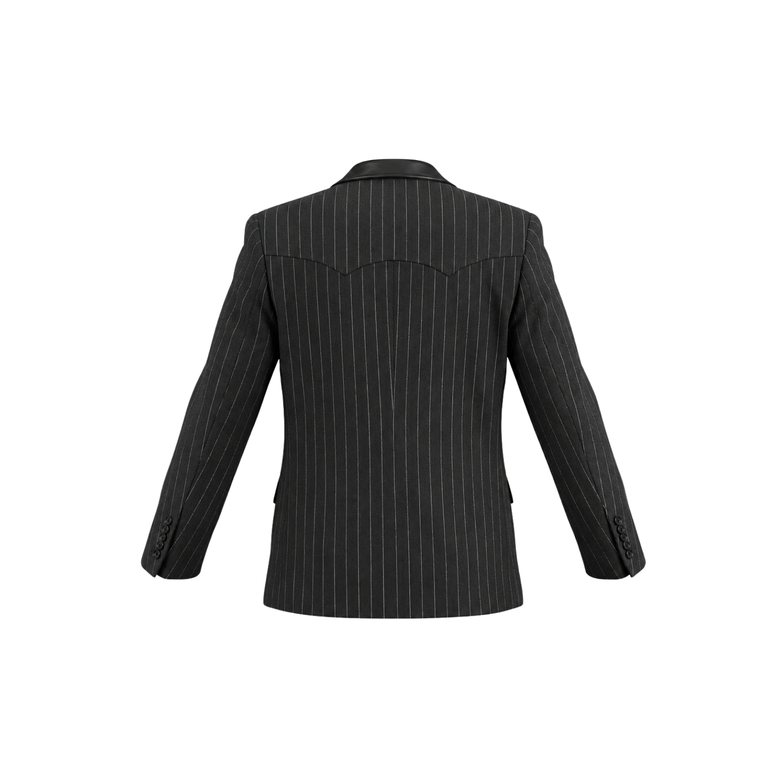 blazer sọc sau