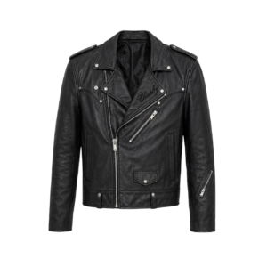 CHIVALRY Wax Leather Biker Jacket (Hand-braided to order)